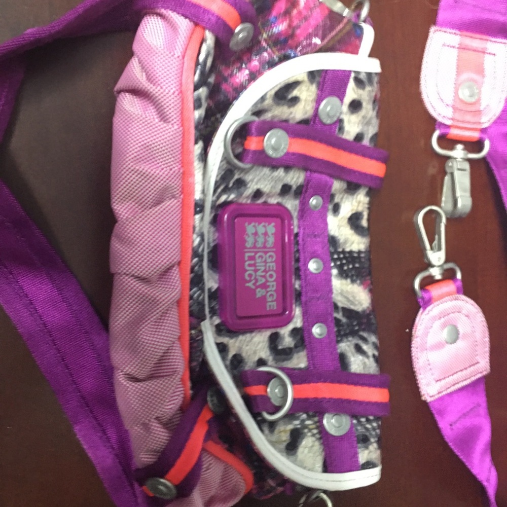 George Gina and Lucy Crossbody Bag w/ Luggage Tag